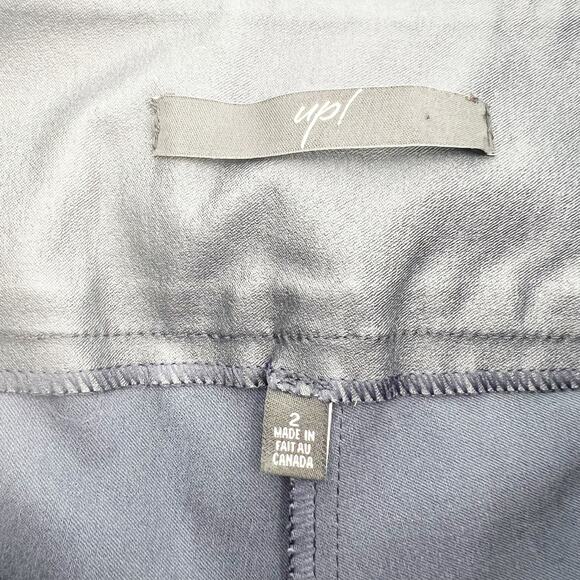 Urban Outfitters Black Faux Leather Flare Pants 2‎ - Picture 4 of 5